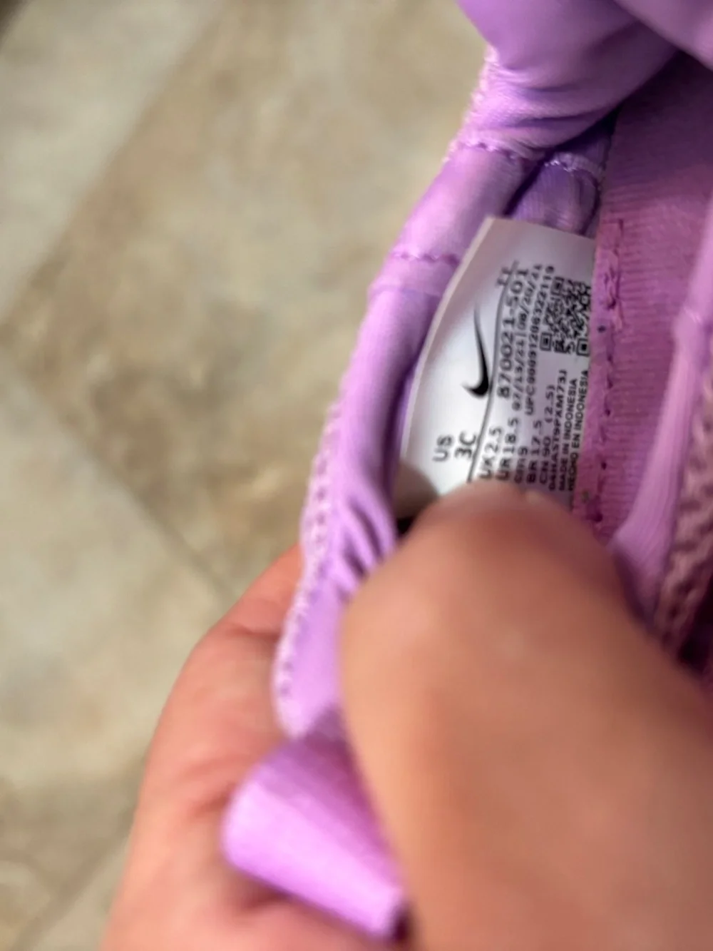 Baby Nikes 3C